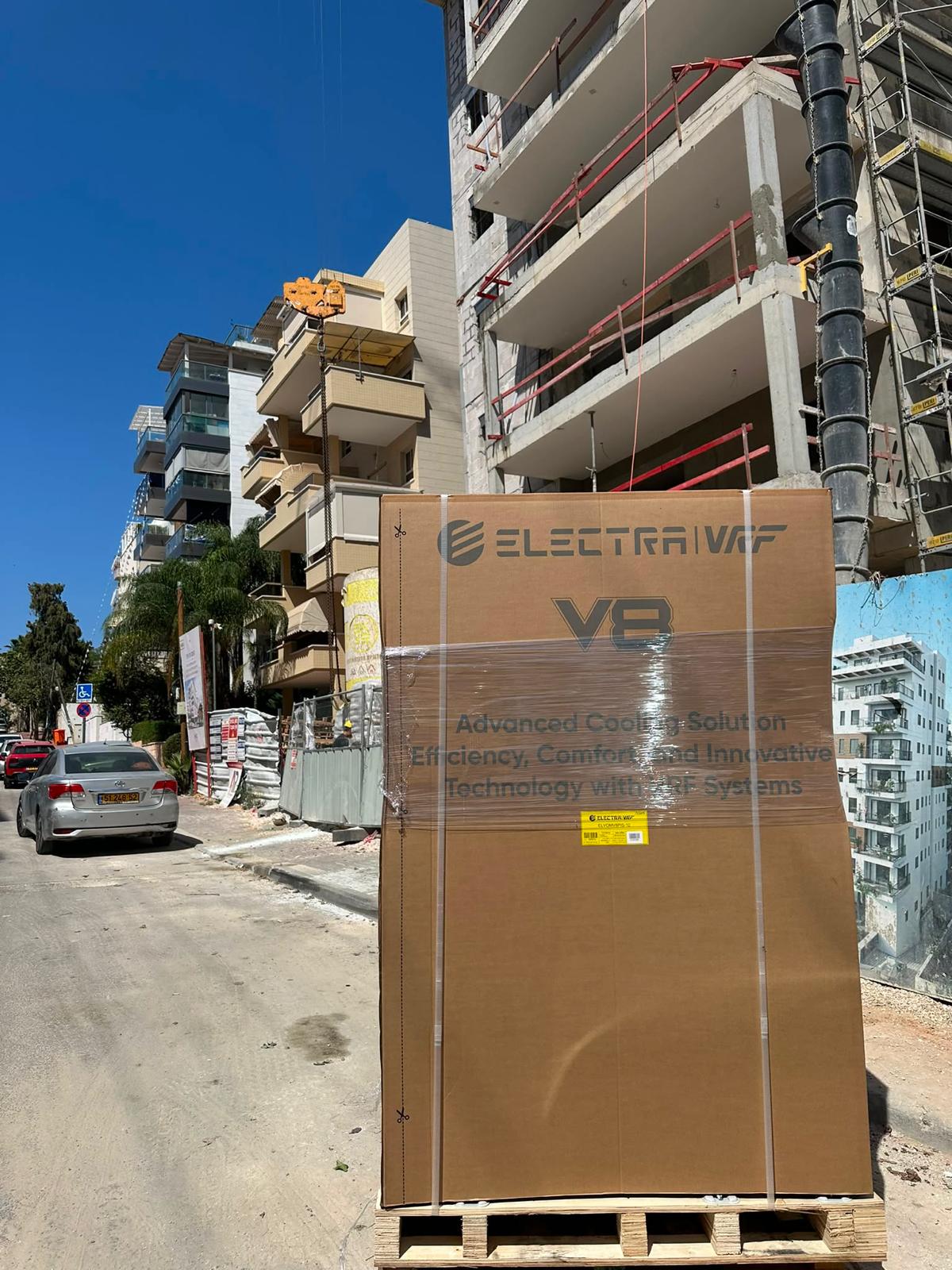 אספקת מערכת Electra VRF לאתר בנייה